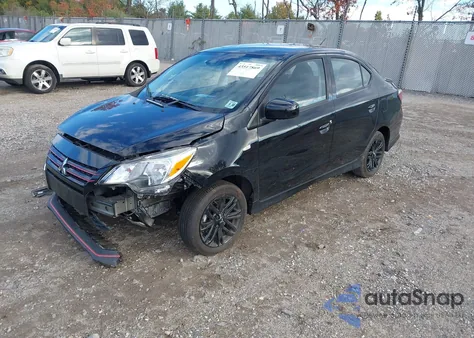2024 Mitsubishi Mirage G4 Black Edition z USA, uszkodzony, nr VIN ML32FUFJ1RHF14197